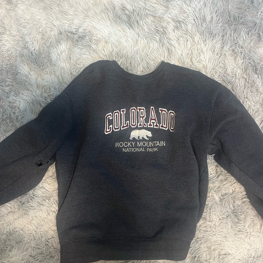 Colorado Rocky Mountain National Park Sweater - Black